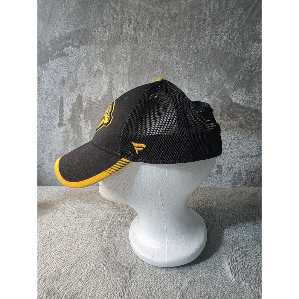 Fanatics Nashville Predators Trucker Snapback Hat Black Yellow NHL Adjustable - Picture 4 of 10